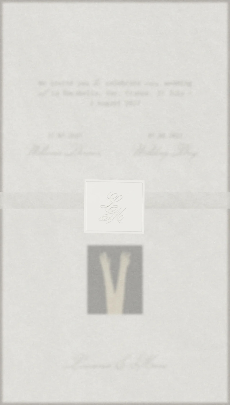 Digitale Hochzeitseinladung Minimal im Umschlag, von Wedding Mark
